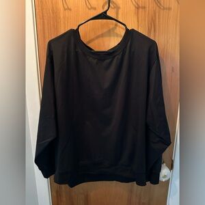 tentree Black Women's Top with Back Cutout